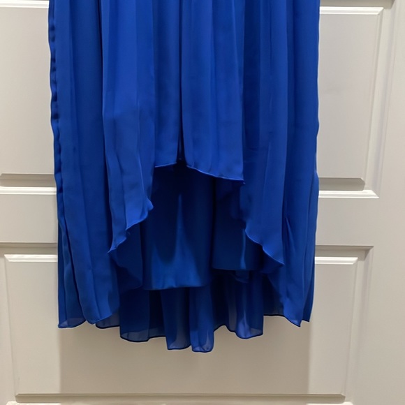 H&M Women’s Dress Blue Stretch Scoop Neck Sleeveless Size 8 - Picture 3 of 5